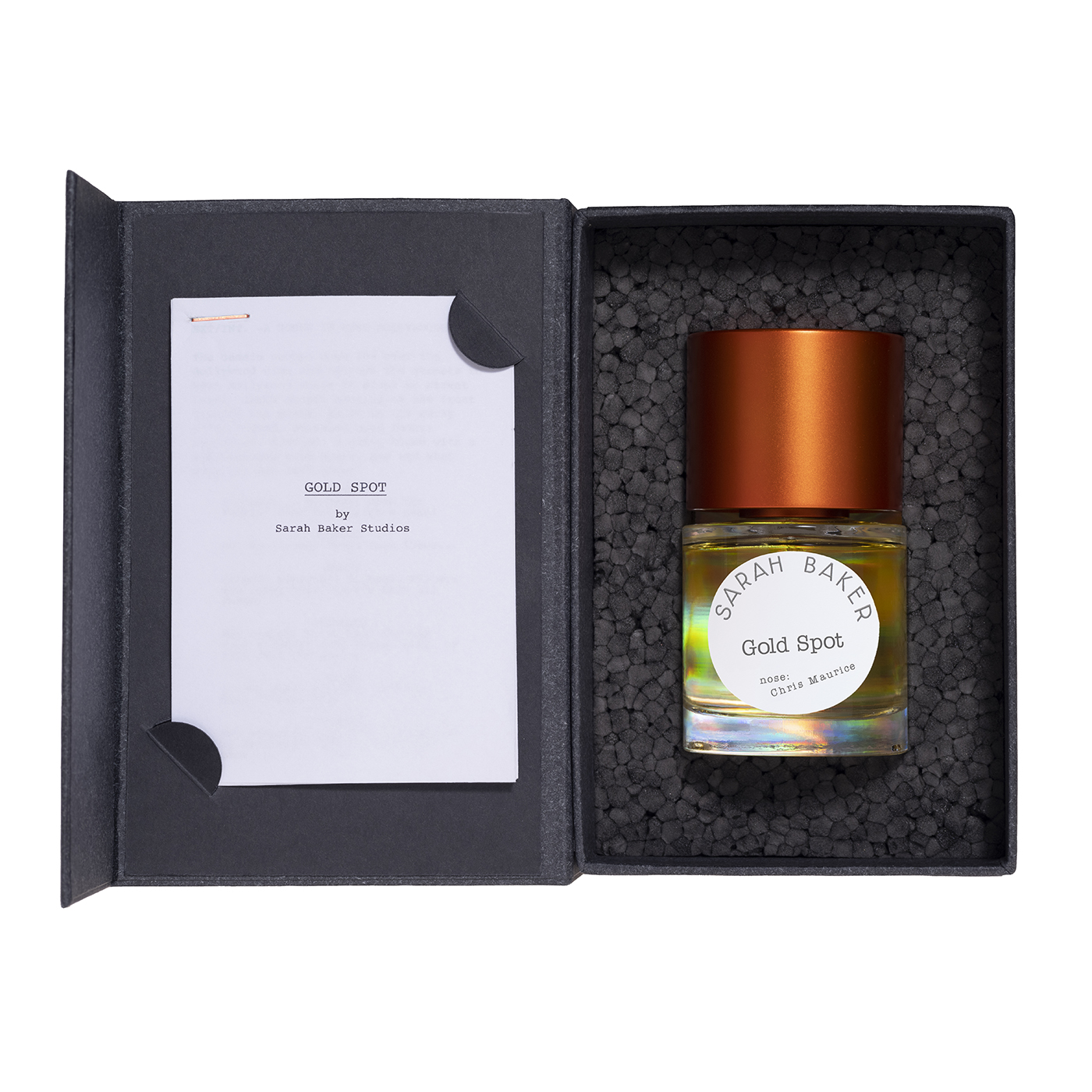 Sarah Baker Perfumes Gold Spot balení